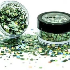 PaintGlow Chunky Glitter shakers – Green Envy