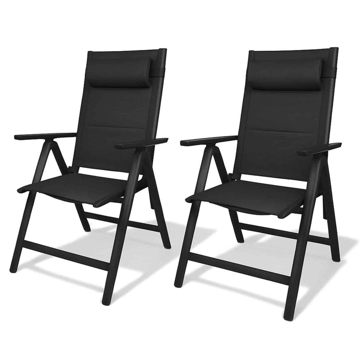 Tweedekans FlinQ Verstelbare Aluminium Tuinstoelen Vylora – 2-pack - Afbeelding 2