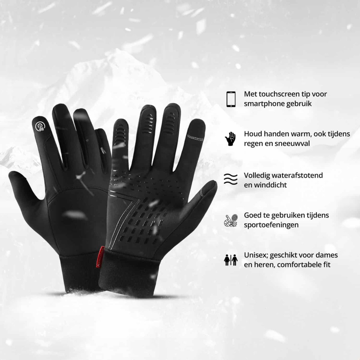 Water en Winddichte Handschoenen Proofy Premium - Afbeelding 4
