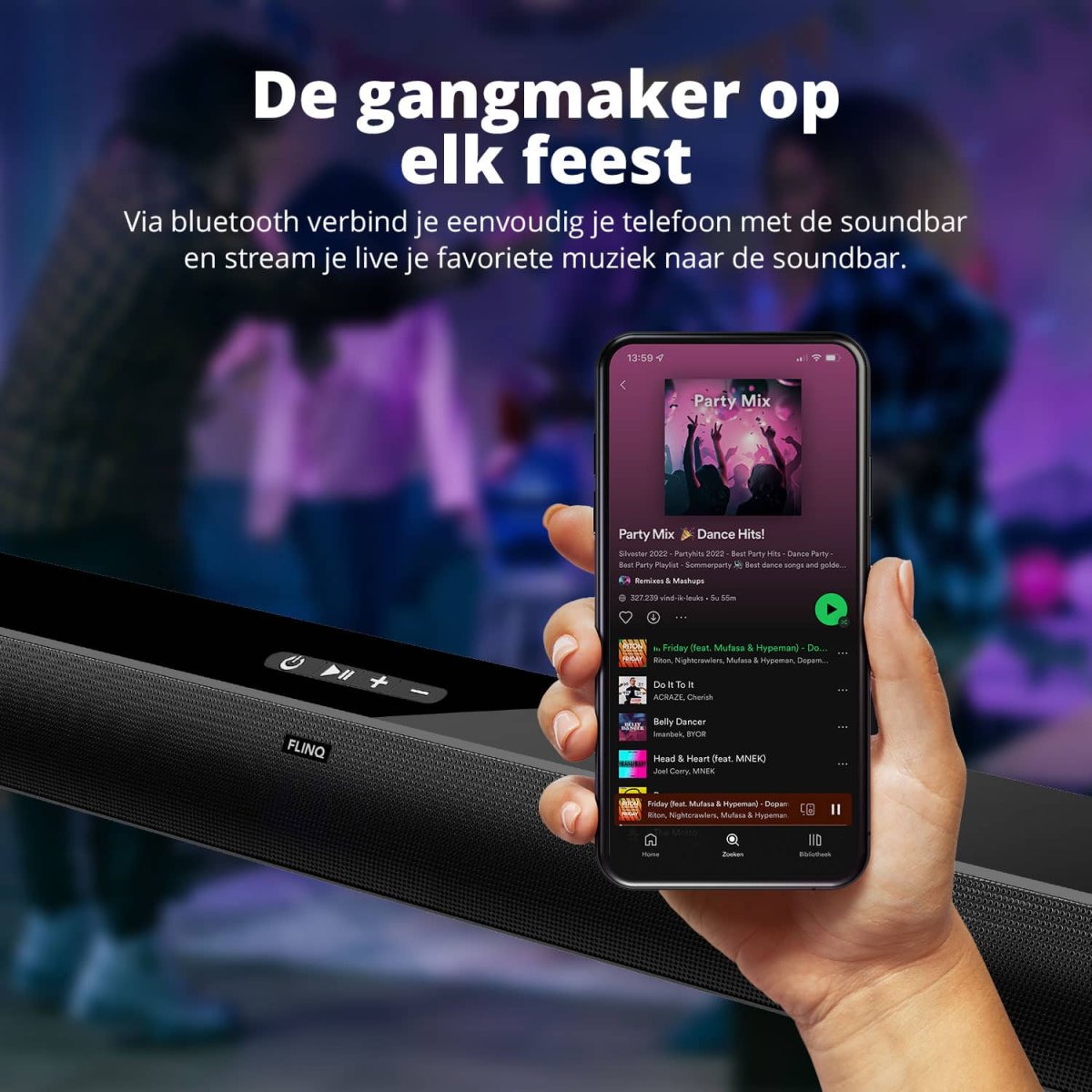 FlinQ All-in-one Soundbar met Subwoofer - Afbeelding 8