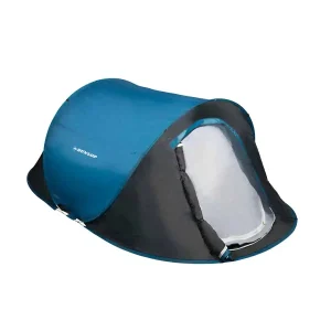 Pop-up festivaltent 1-2 persoons – blauw/grijs