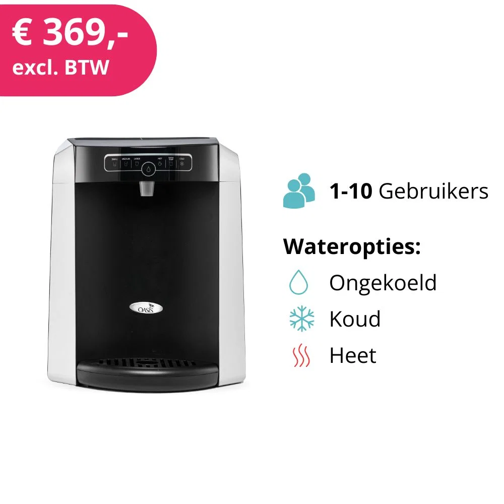 Polaris tafelmodel leidingwaterkoeler koud/kamertemperatuur & heet water | 1 tot 10 gebruikers (5 liter/uur) - Afbeelding 2