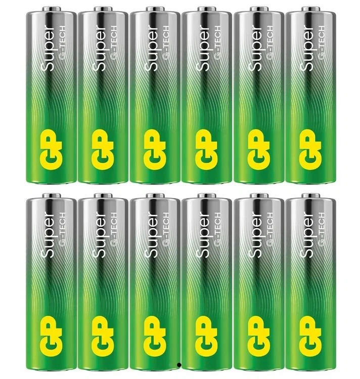 GP Super G-Tech AA batterij alkaline 1,5V 12st