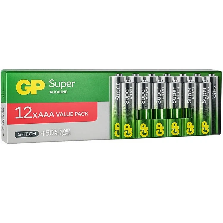 GP Super G-Tech AA batterij alkaline 1,5V 12st - Afbeelding 4