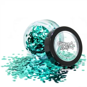 PaintGlow Biodegradable Chunky Glitters – Aqua Marine
