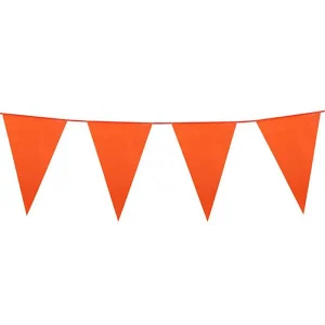 Vlaggenlijn oranje | 25 meter