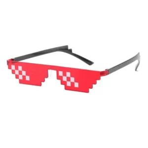 Thug life zonnebril rood