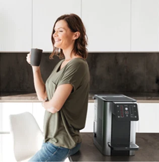 TWEEDE KANS Aqua Optima Aurora 3-in-1 waterdispenser: heetwaterdispenser, waterkoeler en waterfilterkan in 1! | Tap in 30 seconden koud, warm of kokend water - Afbeelding 3