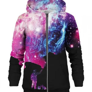 Black Painter Zip Hoodie