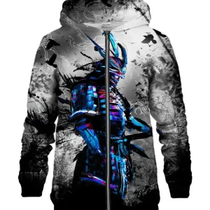 Blue Ghost Zip Hoodie