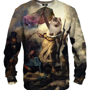 Cat revolution cotton sweater