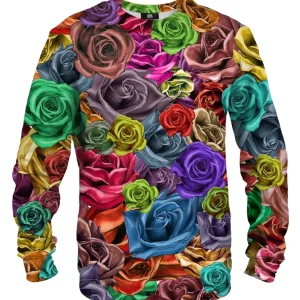 Colorful Roses sweater