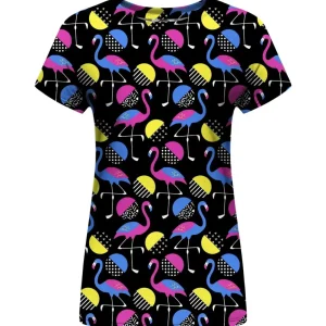 Cute flamingos womens t-shirt