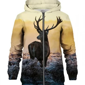 Deer Zip Hoodie