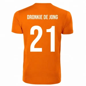 Oranje shirt | Dronkie De Jong