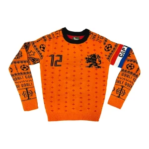 Foute kersttrui Holland Oranje