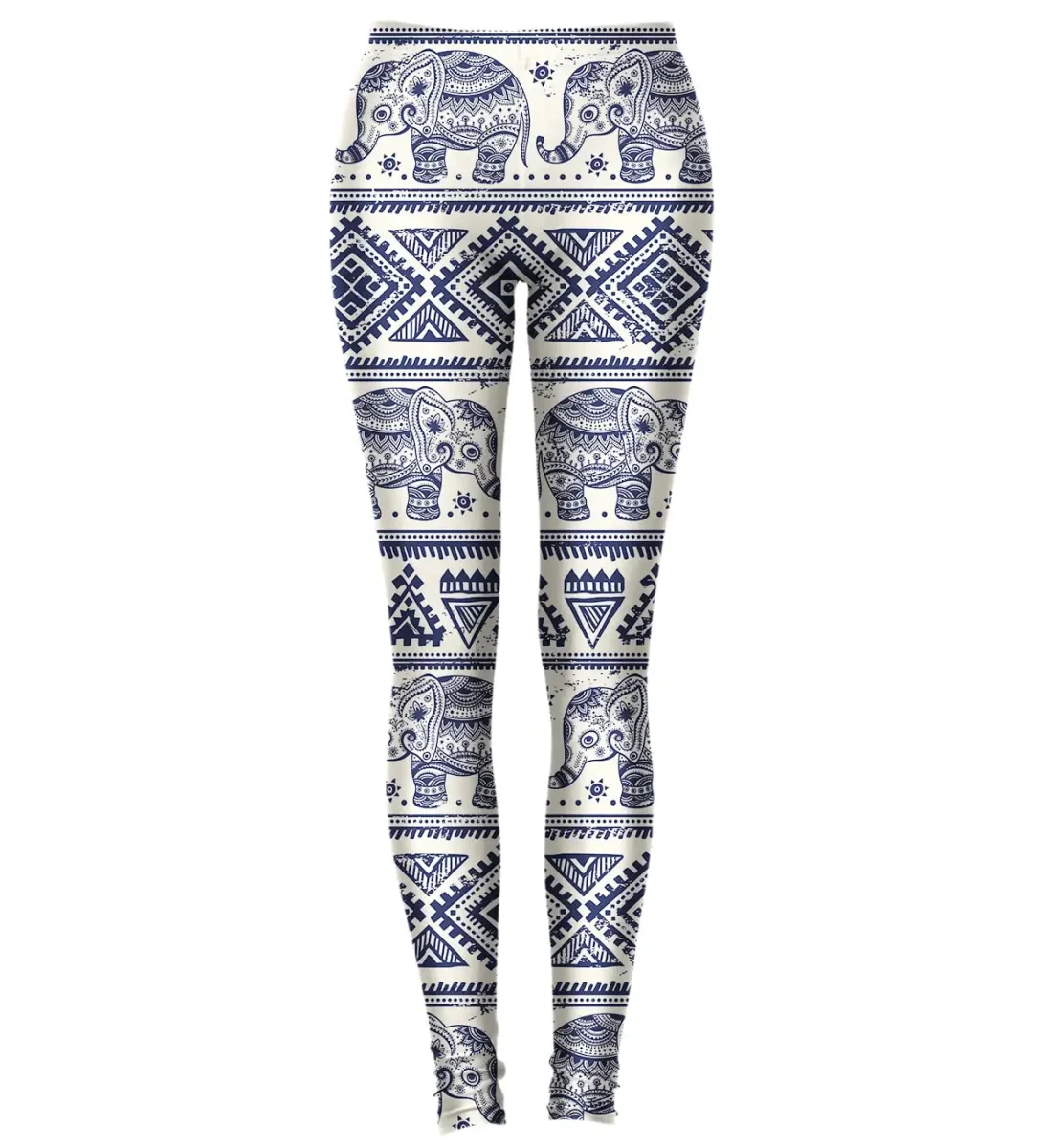 Elephants Pattern Leggings
