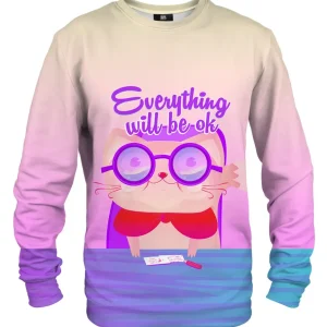 Everything will be ok cotton sweater