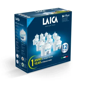 Laica F12M Bi-Flux waterfilters - set van 12 Laica Bi-Flux filterpatronen voor Laica waterfilterkan