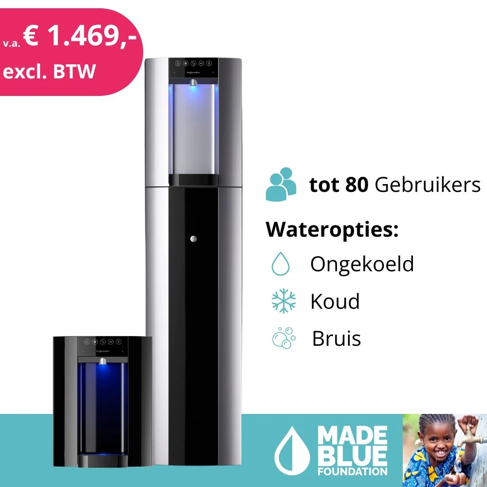 Leidingwaterkoeler Habit Excellent met energiezuinige EcoModus koud/kamer/bruis en/of heet water | 1 tot 80 gebruikers (80 liter / uur) - Afbeelding 2