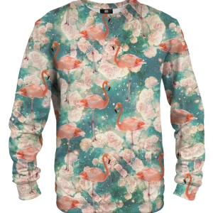Flamingos cotton sweater