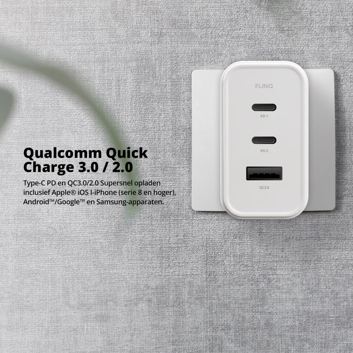 FlinQ 65W Snellader Adapter USB-C - Afbeelding 5