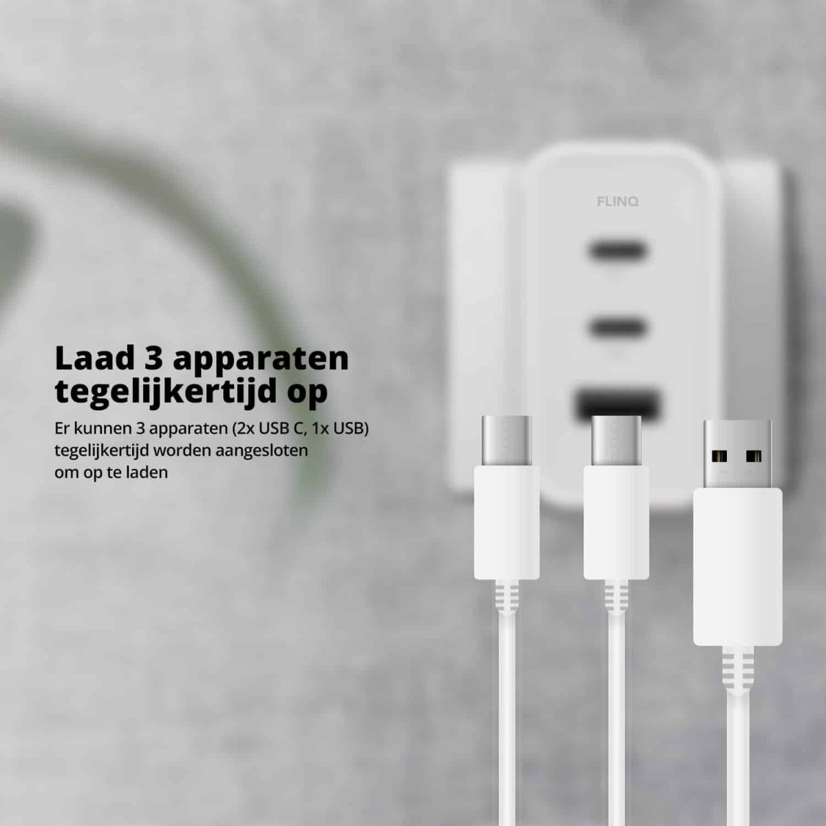 FlinQ 65W Snellader Adapter USB-C - Afbeelding 7