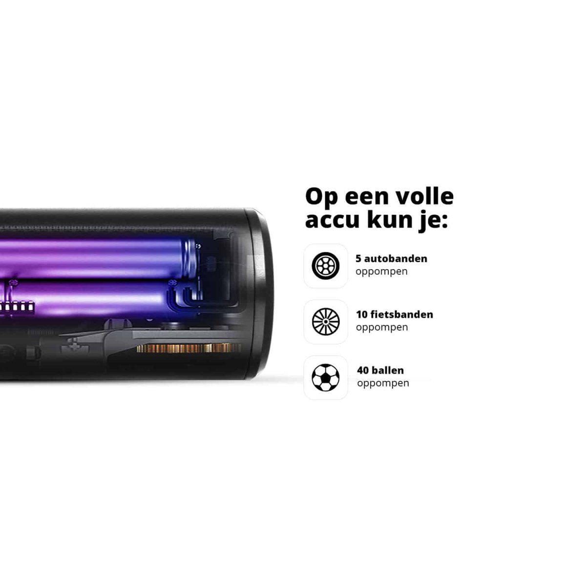 FlinQ Draadloze Luchtcompressor - Afbeelding 5