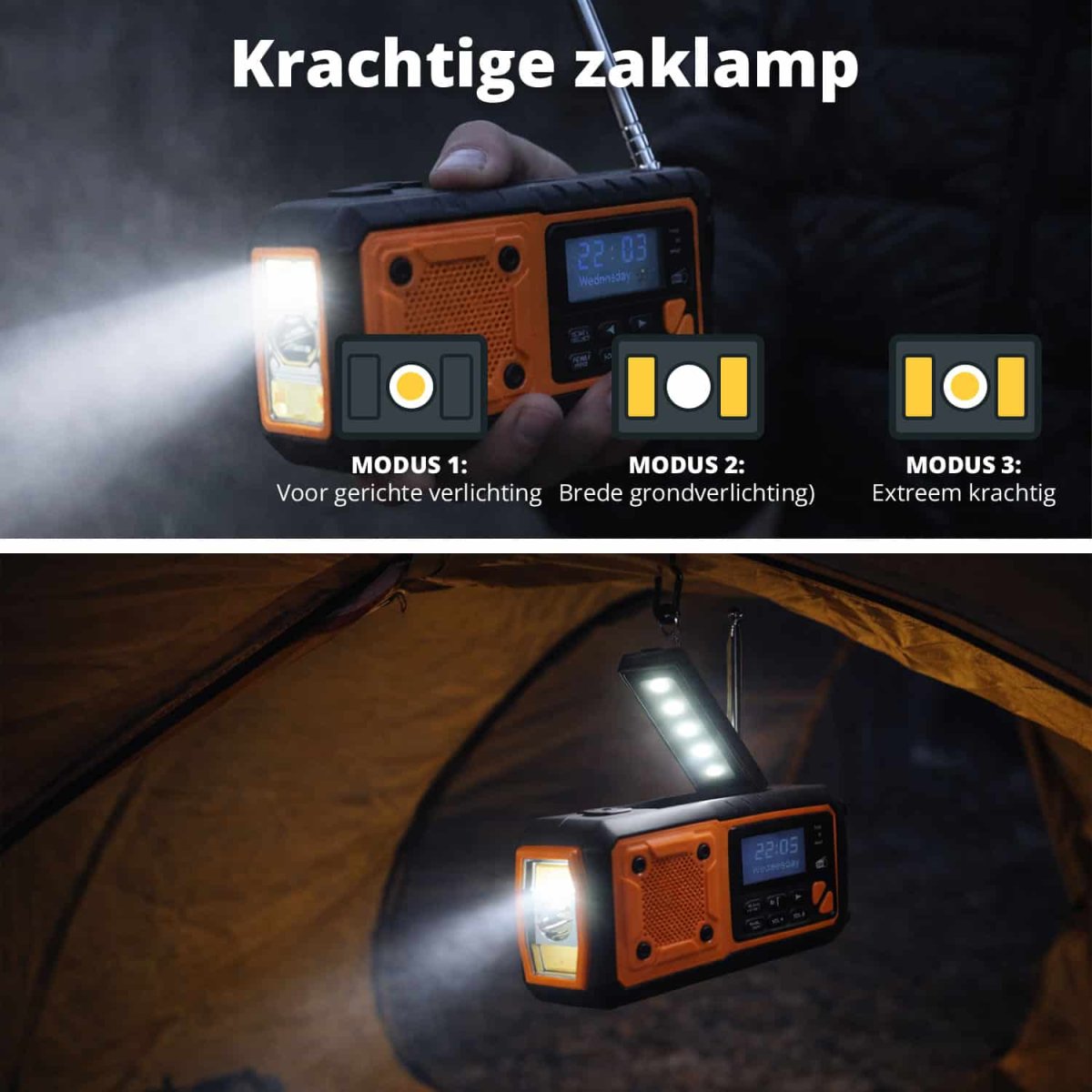FlinQ FM Noodradio met DAB+ en Bluetooth – RescueWave - Afbeelding 5