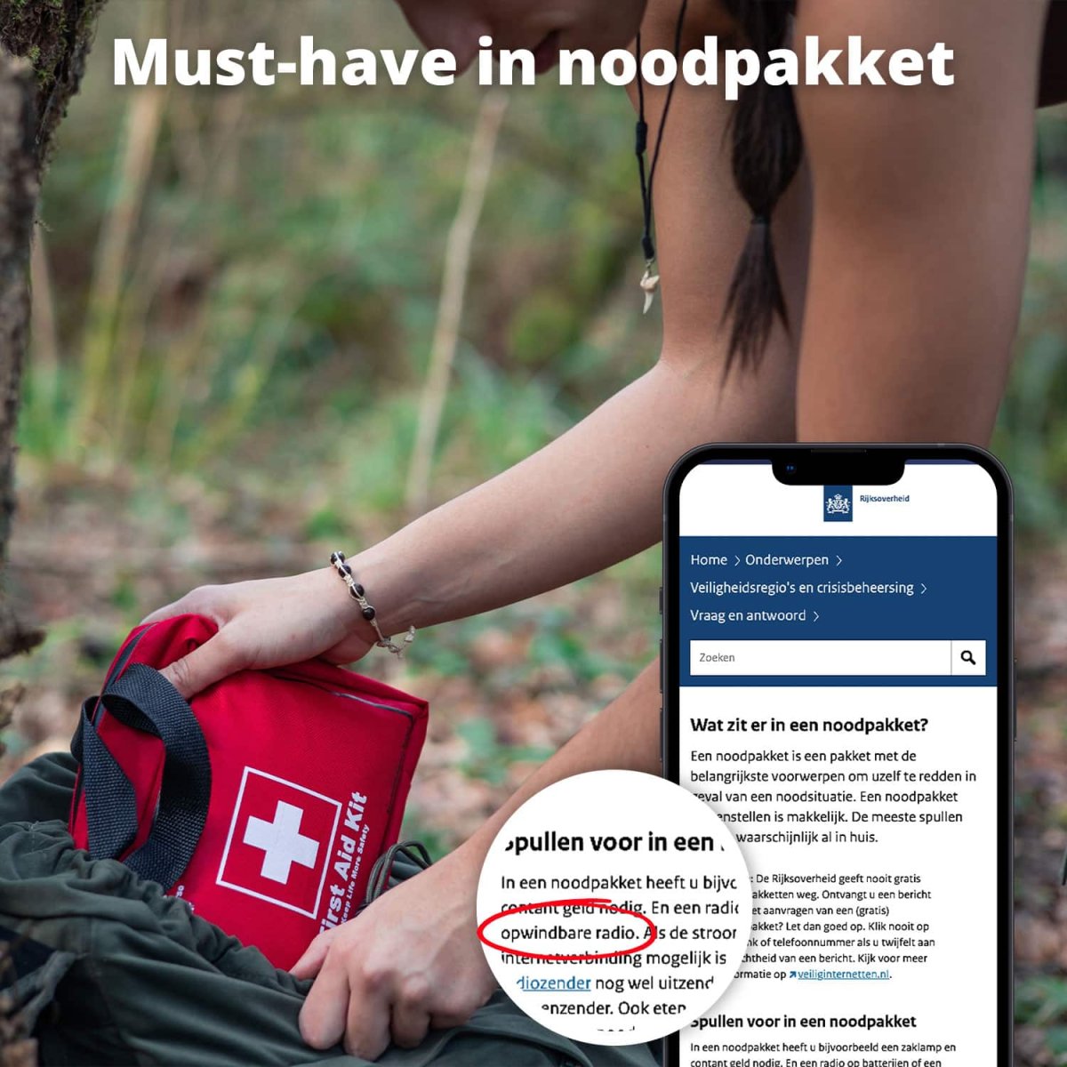 FlinQ FM Noodradio met DAB+ en Bluetooth – RescueWave - Afbeelding 8