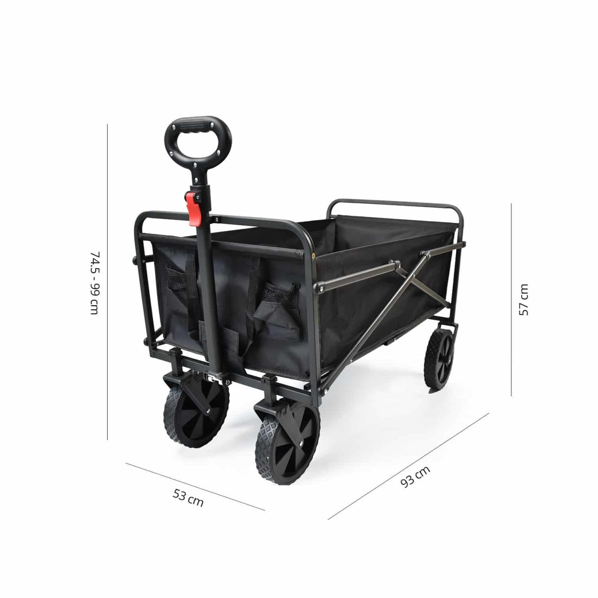 FlinQ Folding Wagon 90 KG - Afbeelding 4