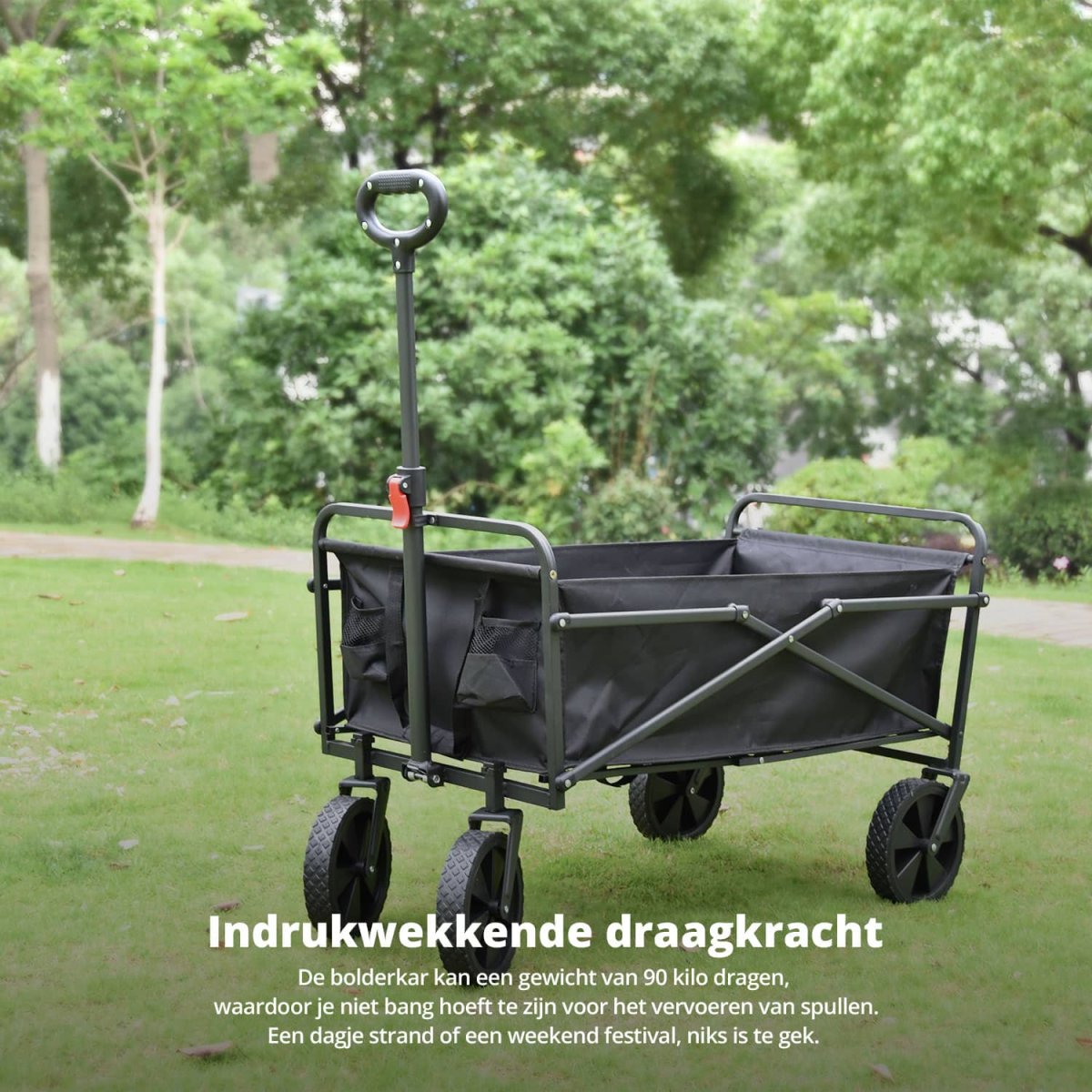FlinQ Folding Wagon 90 KG - Afbeelding 6