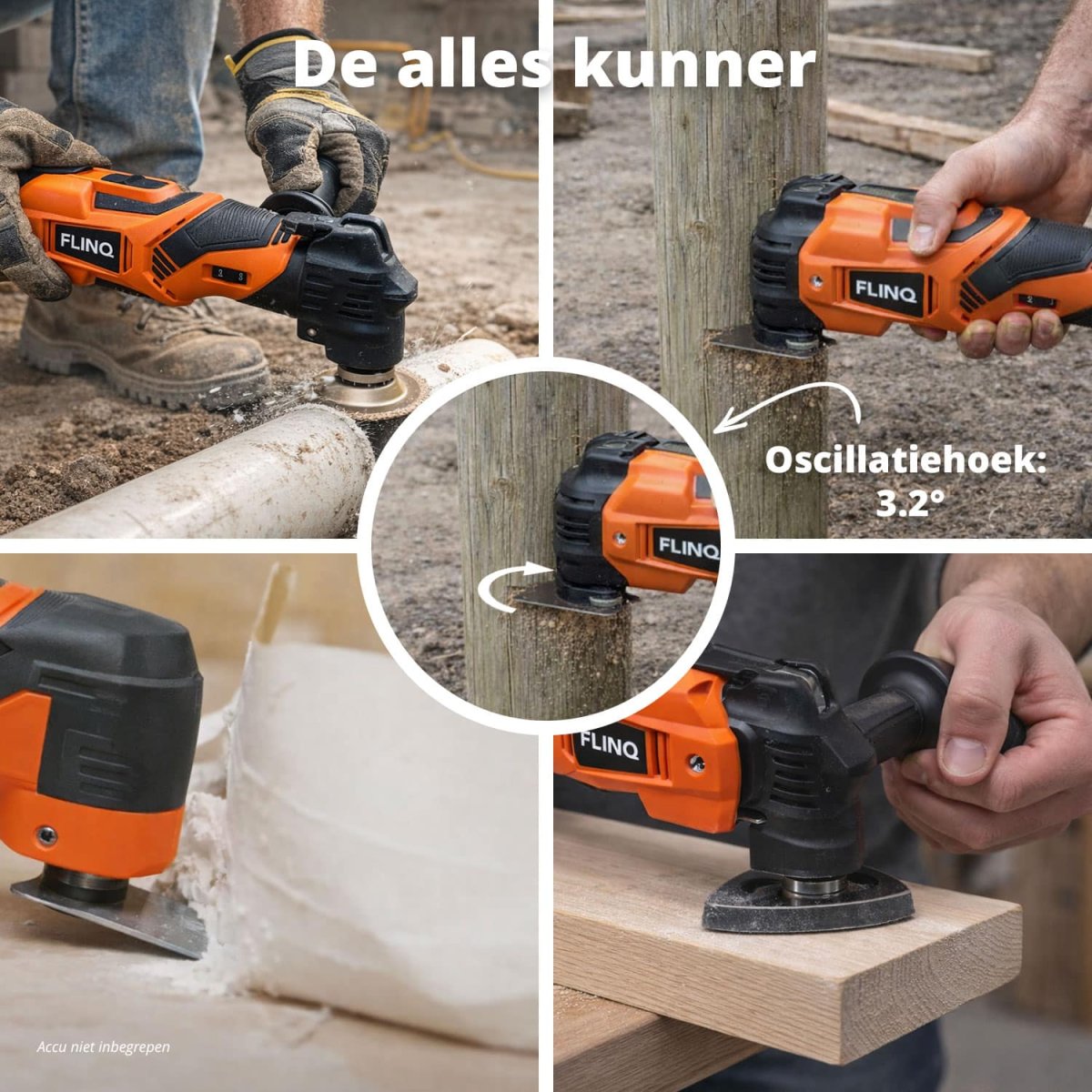 FlinQ Draadloze Multitool 20V - Afbeelding 5