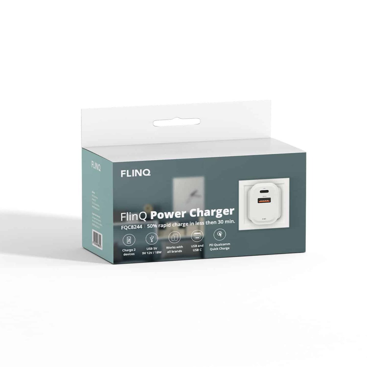 FlinQ 18W Snellader Adapter USB-C - Afbeelding 5