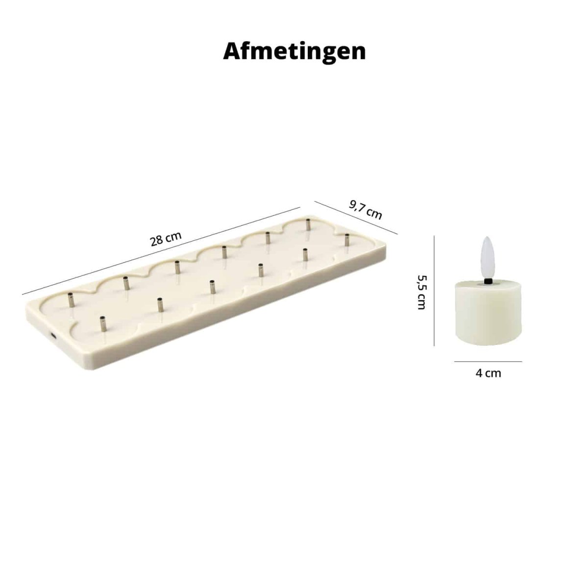 FlinQ Oplaadbare Waxinelichtjes - Afbeelding 8