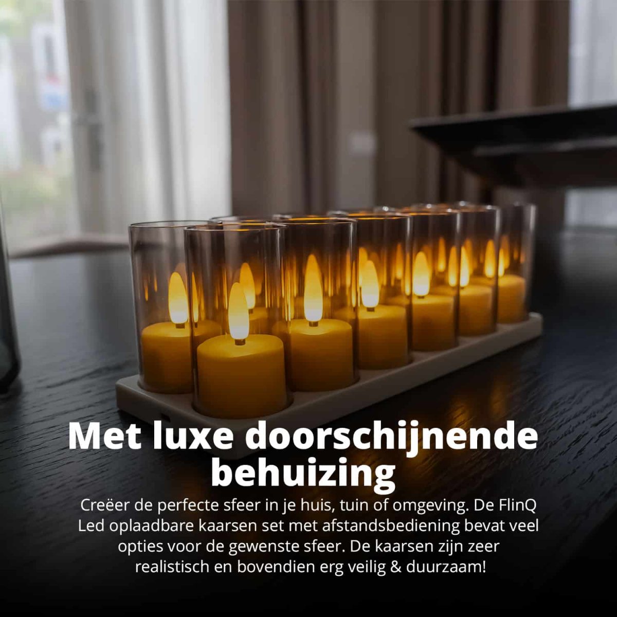 FlinQ Oplaadbare Waxinelichtjes - Afbeelding 5