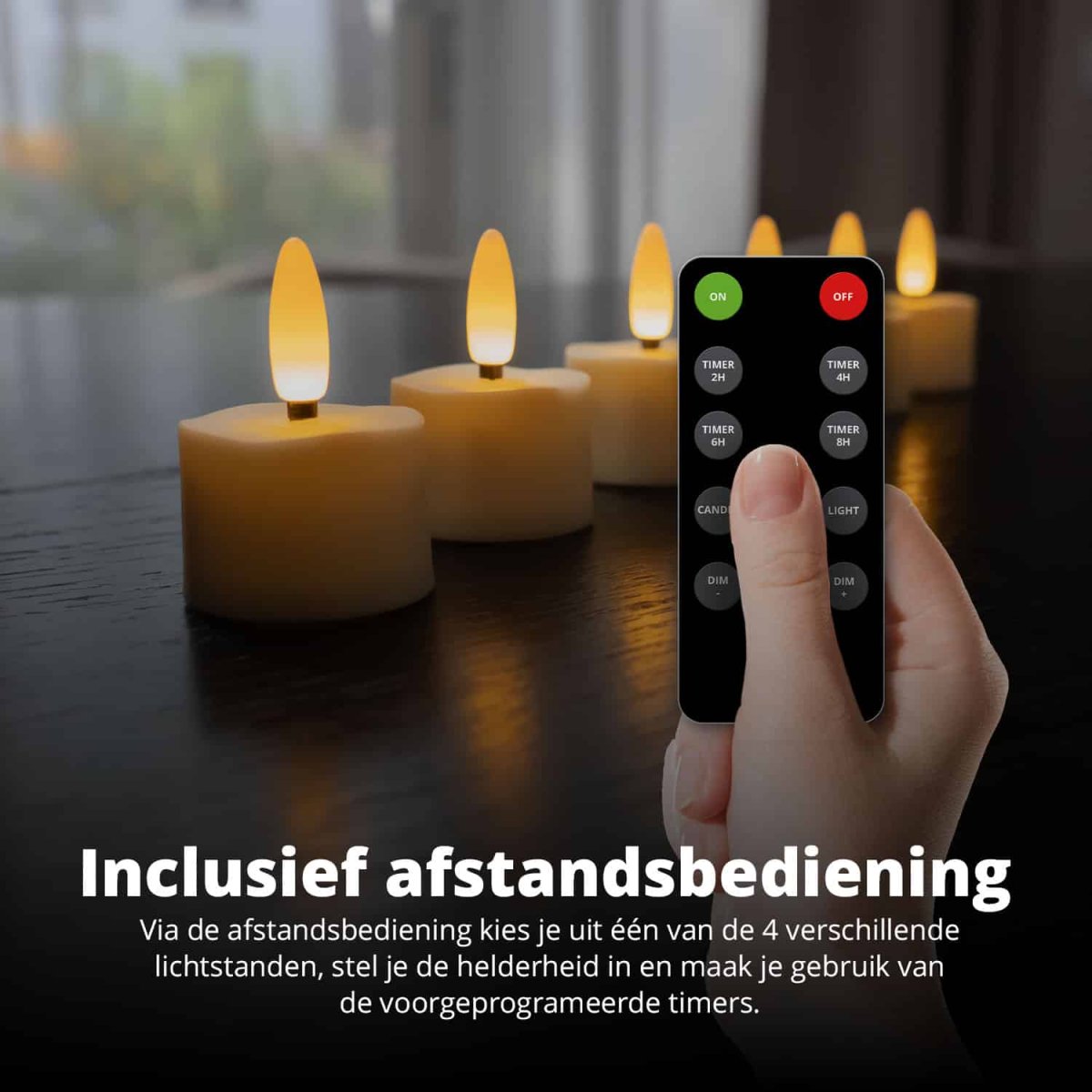 FlinQ Oplaadbare Waxinelichtjes - Afbeelding 6