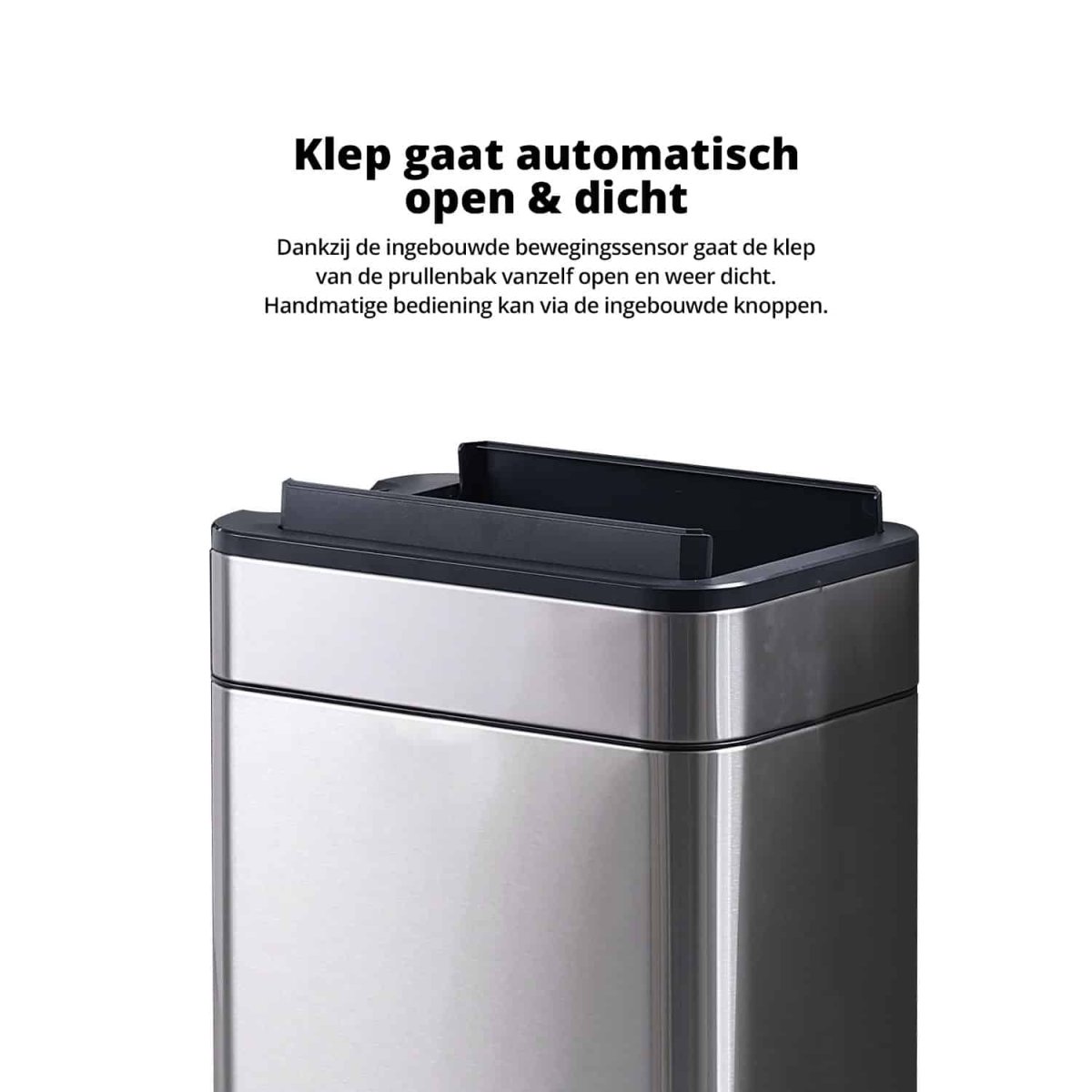 Tweedekans FlinQ Sensor Prullenbak Swing 60L - Afbeelding 5