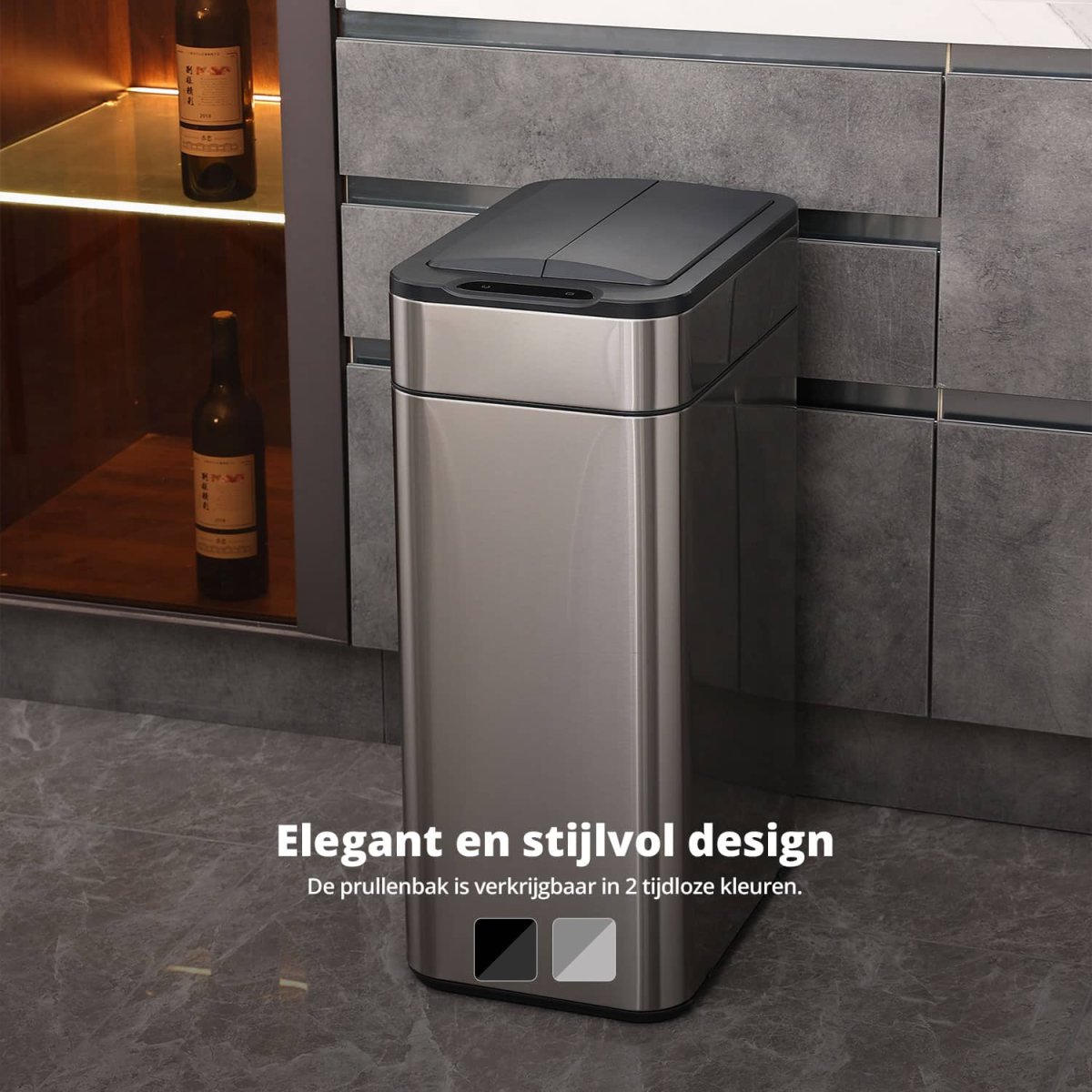 Tweedekans FlinQ Sensor Prullenbak Swing 60L - Afbeelding 7