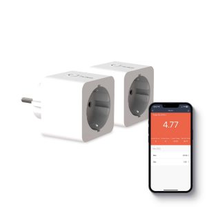 FlinQ Slimme Stekker met energiemeter – 2-pack