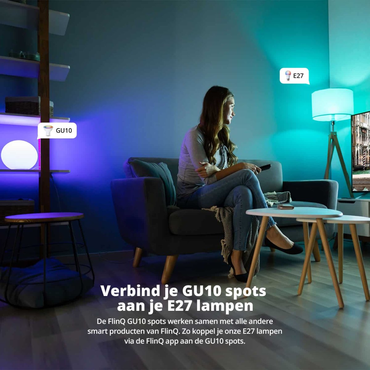 FlinQ Slimme Lampen GU10 – 3-pack - Afbeelding 9