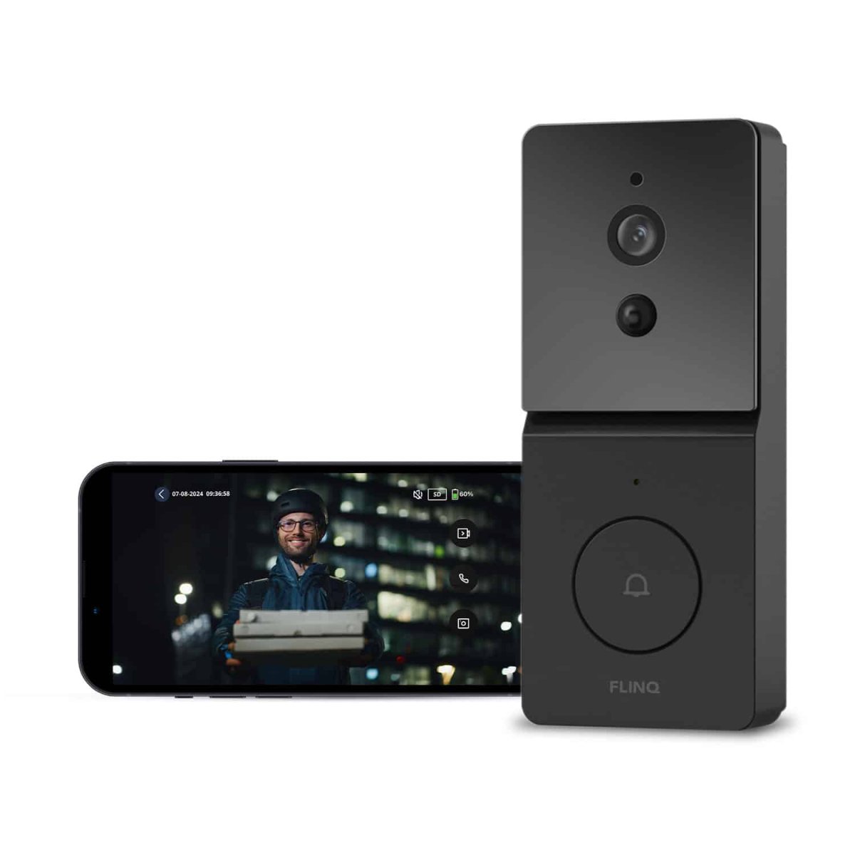 FlinQ Slimme Draadloze Video Deurbel - Afbeelding 2