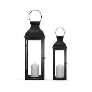 FlinQ Windlichten met LED Kaarsen – 2-pack
