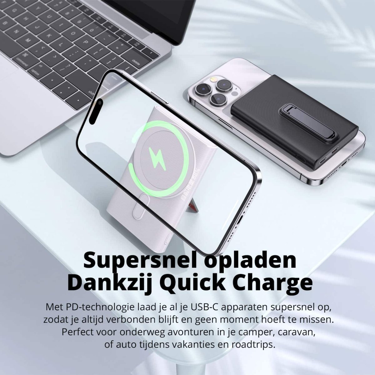 FlinQ MagSafe Powerbank 5000 mAh - Afbeelding 6