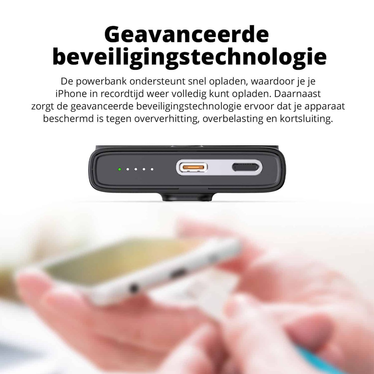 FlinQ MagSafe Powerbank 5000 mAh - Afbeelding 7
