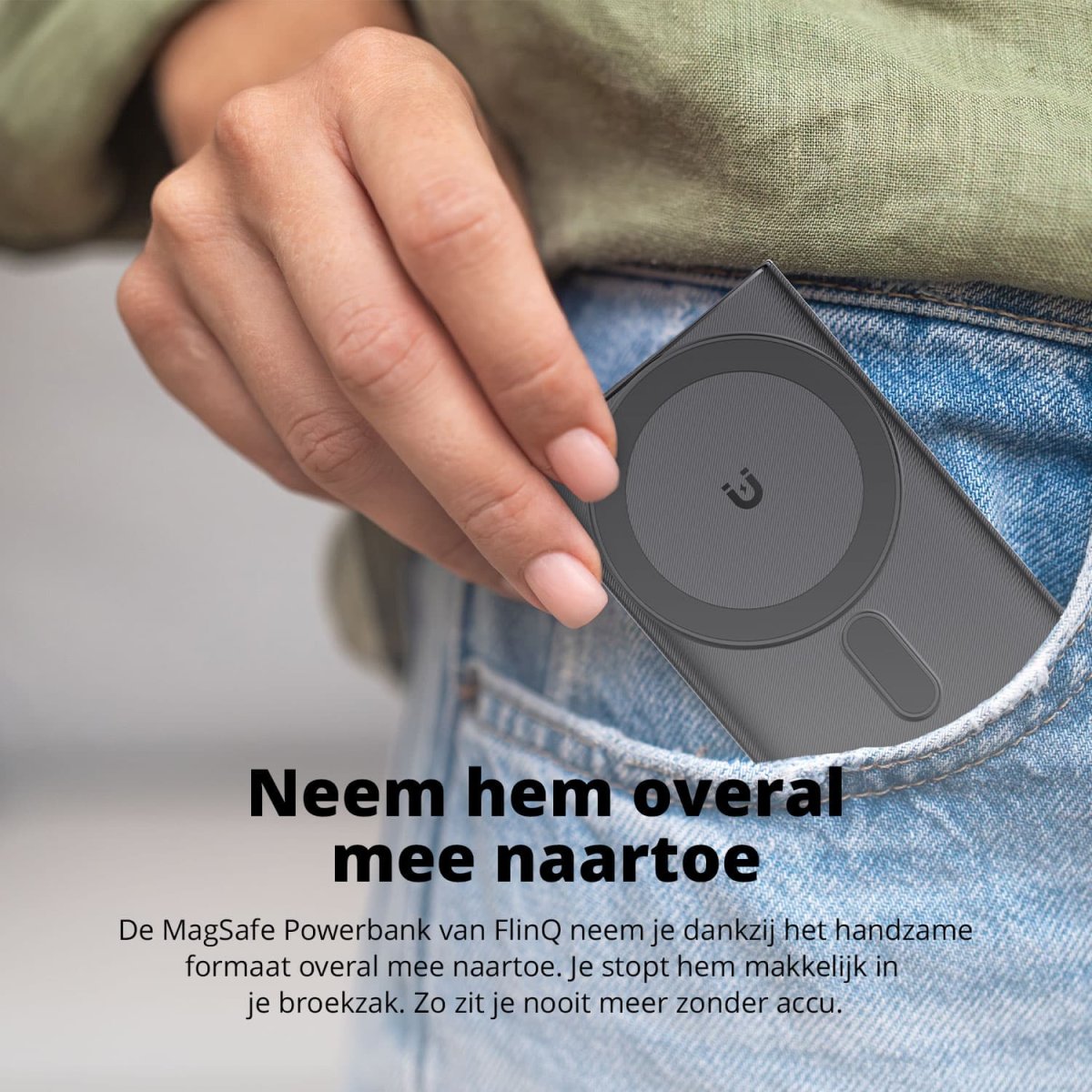 FlinQ MagSafe Powerbank 5000 mAh - Afbeelding 9
