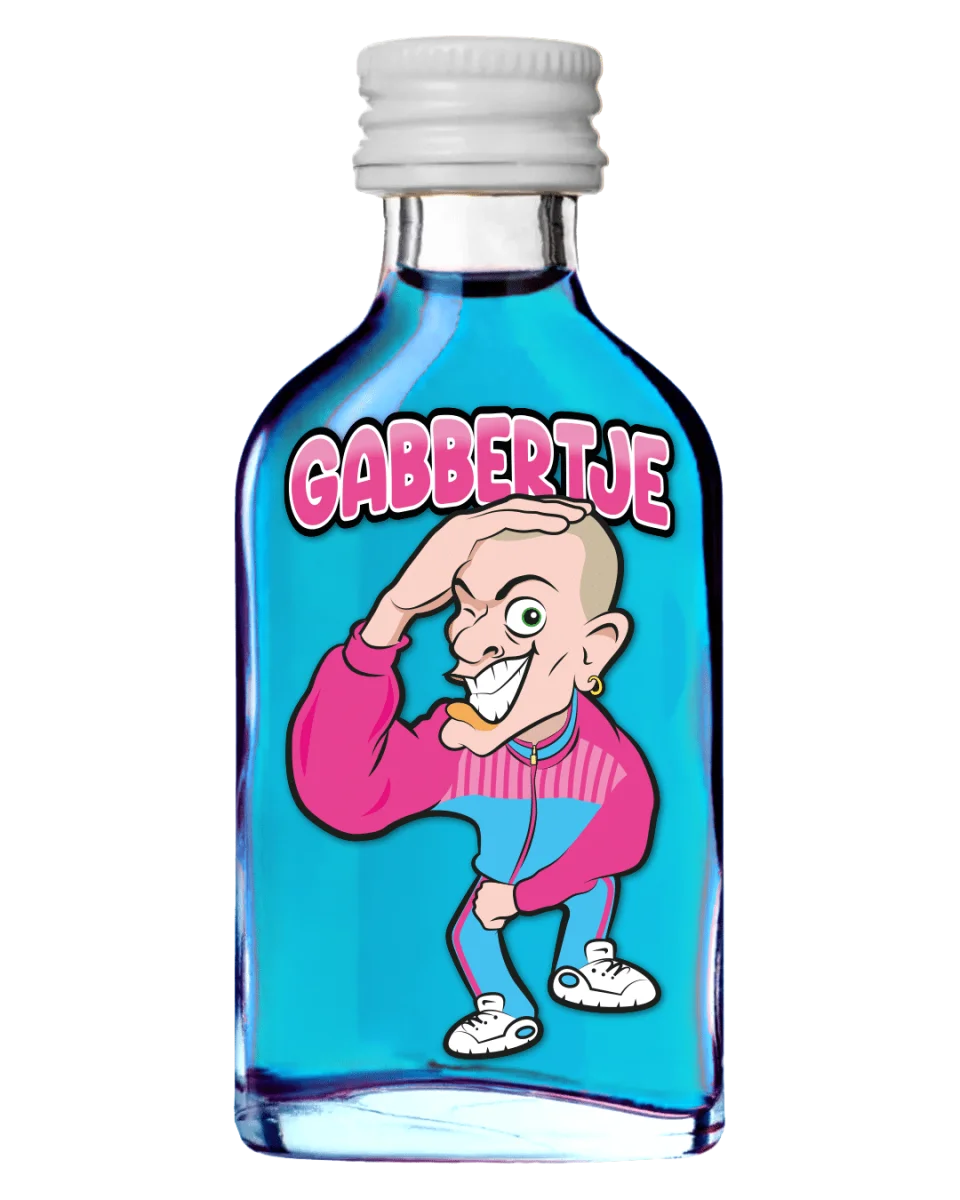 Gabbertje shotje | Blauw 10x20ml - Afbeelding 4