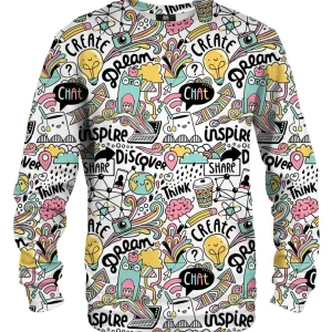 Head of artist Cotton sweater