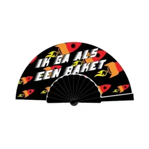 Deluxe festival handwaaier – Ik ga als een raket