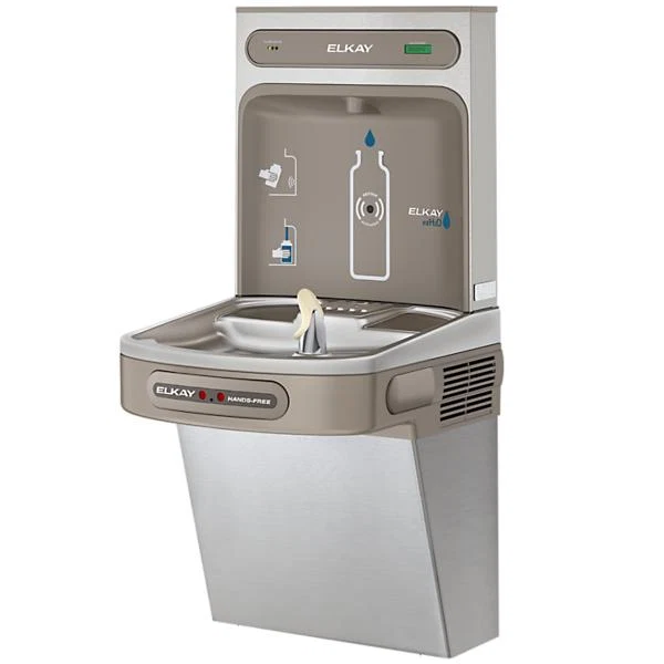 Watertappunt Elkay LZO8WSS2KN – Contactloze Drinkwaterfontein met razendsnel Waterfles Vulstation – RVS – Ideaal voor Scholen en Sportscholen | tot 5,7 liter per minuut - Max. 30 L/UUR - Afbeelding 7